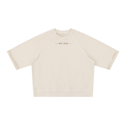 Good Finds Only- Unisex Vintage Wash Boxy Short Sleeve Sweatshirt