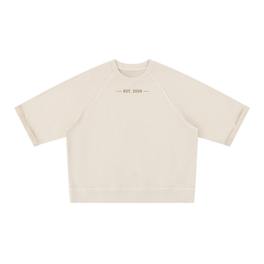 Good Finds Only- Unisex Vintage Wash Boxy Short Sleeve Sweatshirt