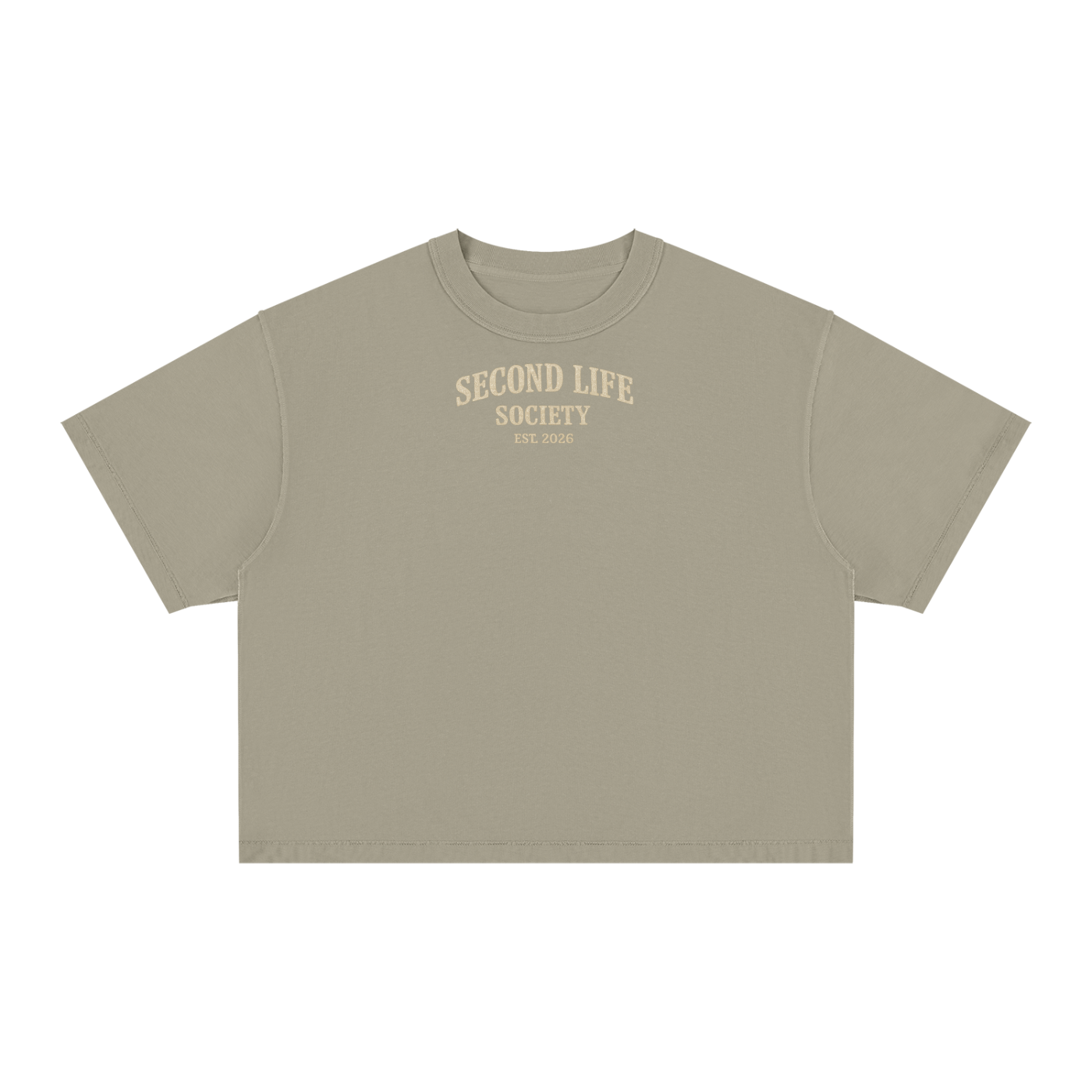 Caffeinated Thrifter Tee-Unisex Vintage Wash Boxy T-Shirt