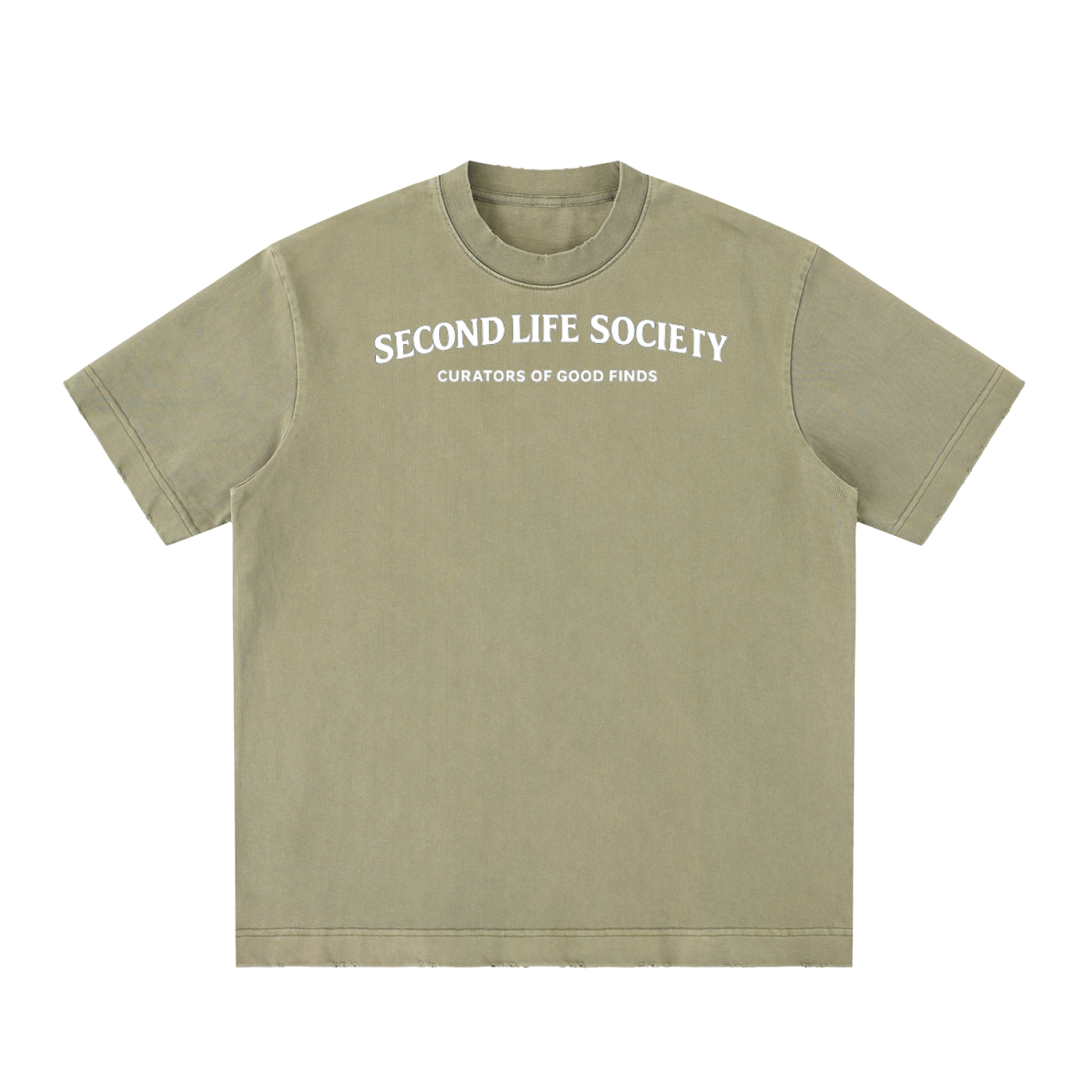 Good Finds Only Tee-Heavyweight Vintage Washed Frayed T-Shirt