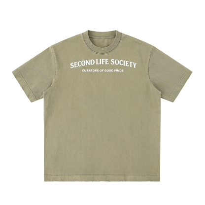 Good Finds Only Tee-Heavyweight Vintage Washed Frayed T-Shirt