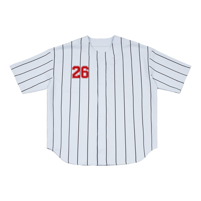 Team Second Life Society - Pinstripe Baseball Jersey