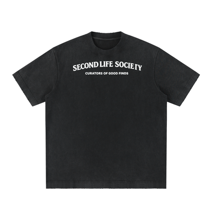 Good Finds Only Tee-Heavyweight Vintage Washed Frayed T-Shirt