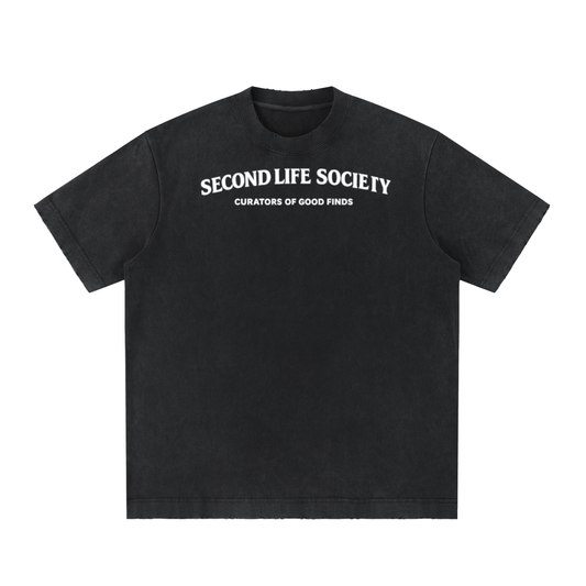 Good Finds Only Tee-Heavyweight Vintage Washed Frayed T-Shirt