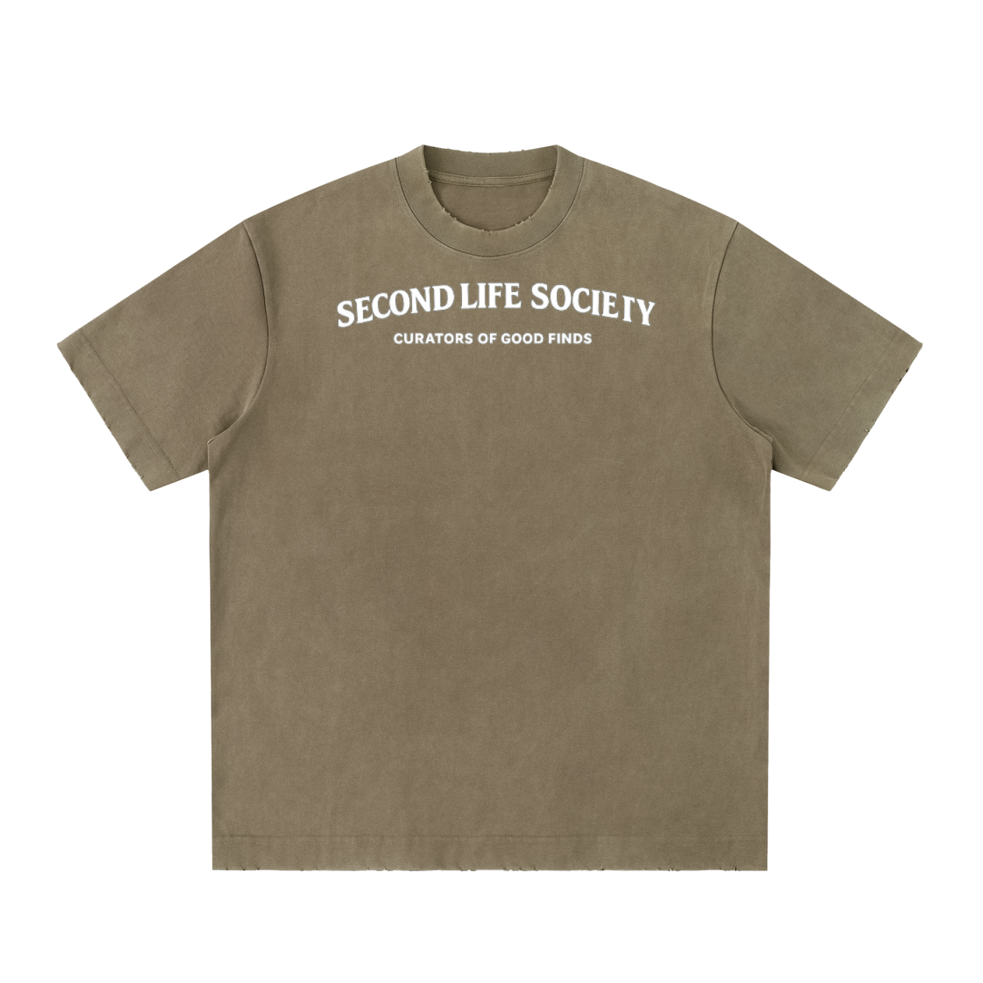 Good Finds Only Tee-Heavyweight Vintage Washed Frayed T-Shirt