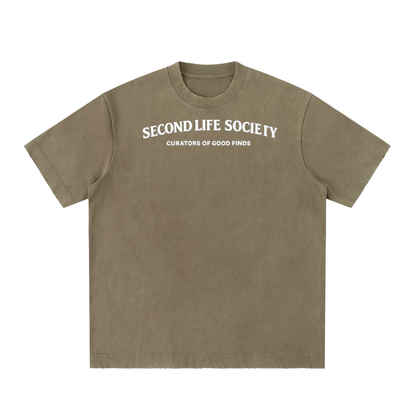 Good Finds Only Tee-Heavyweight Vintage Washed Frayed T-Shirt